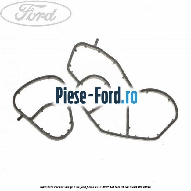 Garnitura, racitor ulei pe bloc Ford Fiesta 2013-2017 1.5 TDCi 95 cai